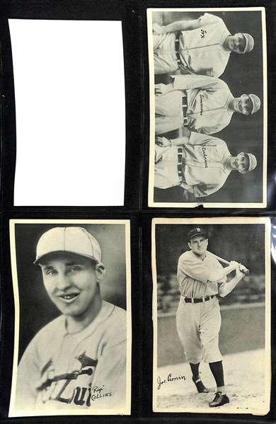 1936 National Chicle Fine Pens R313 Near Complete Set of 101 Cards (Out of 120 Cards in the Set) w. Lefty Gomez
