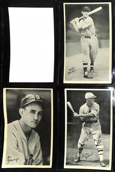 1936 National Chicle Fine Pens R313 Near Complete Set of 101 Cards (Out of 120 Cards in the Set) w. Lefty Gomez