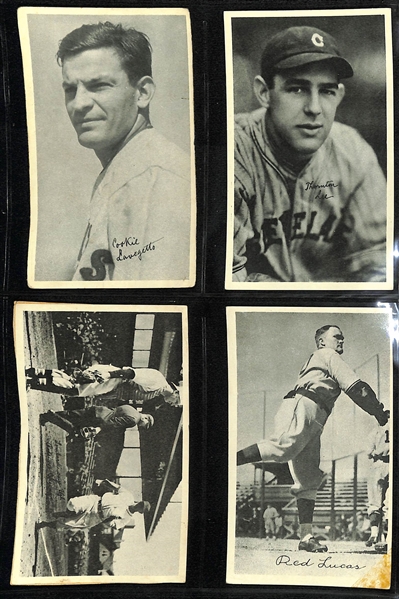 1936 National Chicle Fine Pens R313 Near Complete Set of 101 Cards (Out of 120 Cards in the Set) w. Lefty Gomez