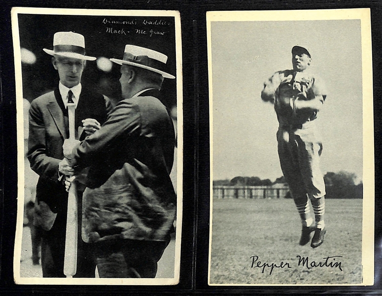 1936 National Chicle Fine Pens R313 Near Complete Set of 101 Cards (Out of 120 Cards in the Set) w. Lefty Gomez