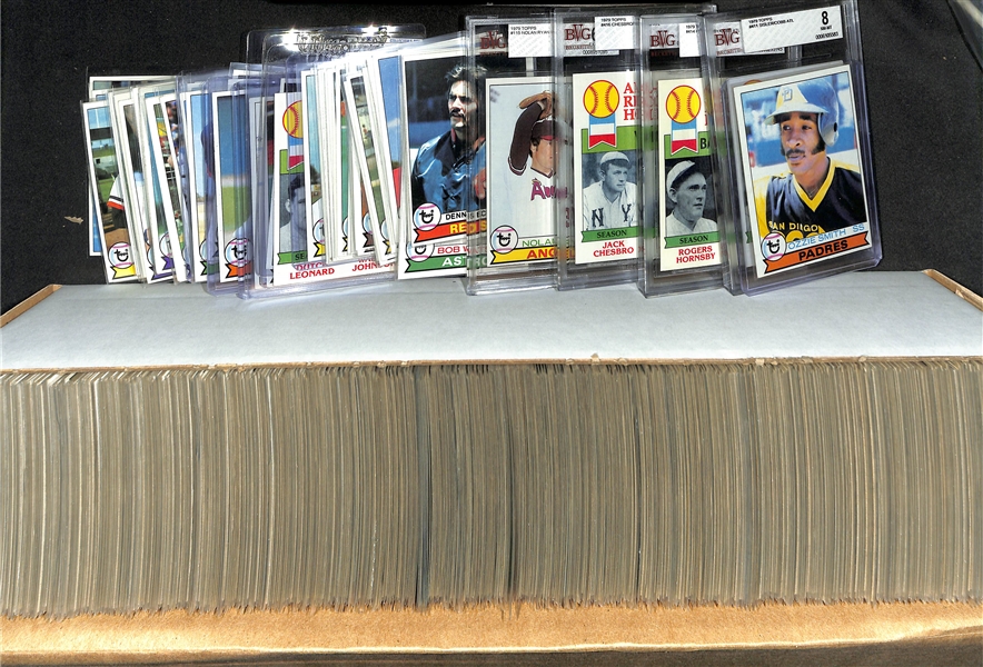 1979 Topps Baseball Complete Set of 726 Cards w. Ozzie Smith Rookie Card
