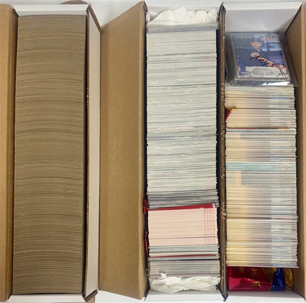 Baseball Card Lot w. 1983 Topps Complete Baseball Card Set (Sandberg, Gwynn, Boggs Rookies) and Misc 1990s Cards