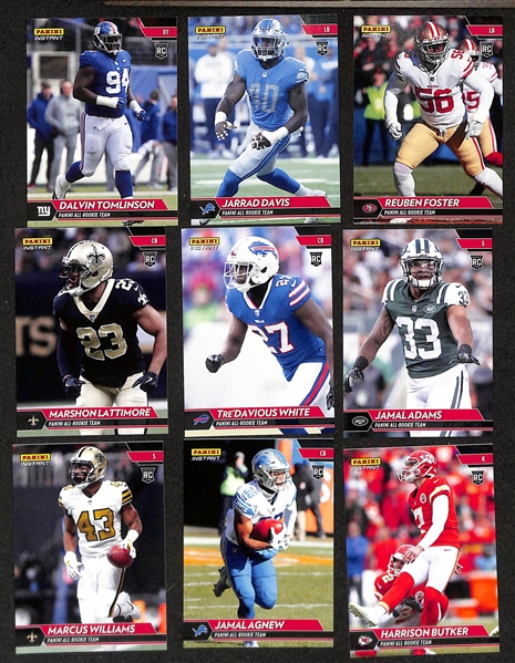 Lot of (3) Special Edition Sets - 2017 Panini Instant Eagles Superbowl Team Set (#/5714), 2017 Panini Instant All Rookie Team Set w. Kareem Hunt Auto, & 1994 National Convention Sealed 20-Card Set