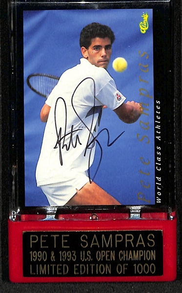 1992 Classics Pete Sampras Autograph Card #428/1000