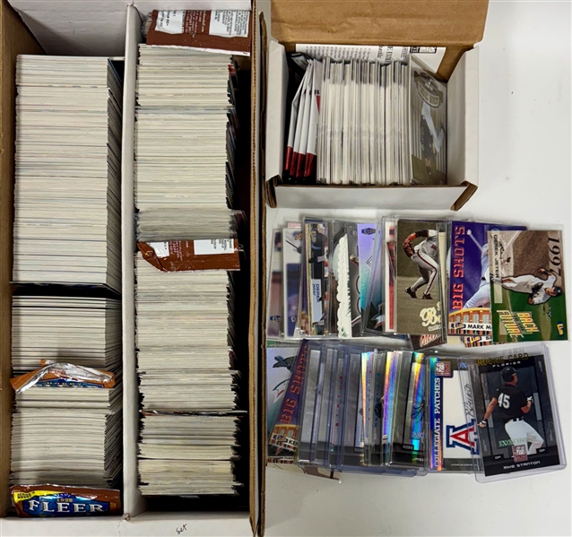 1998 Fleer Ultra Baseball Complete Base Set (Rookies) w. Many Insert Sets (Griffey Jr., Jeter, Bonds, McGwire) & Misc 2008 Donruss Elite Extra Edition cards