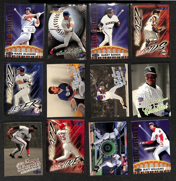 1998 Fleer Ultra Baseball Complete Base Set (Rookies) w. Many Insert Sets (Griffey Jr., Jeter, Bonds, McGwire) & Misc 2008 Donruss Elite Extra Edition cards