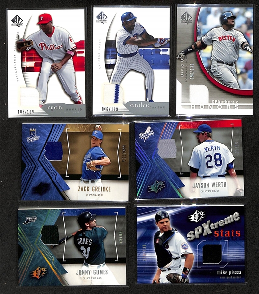 2005 UD SP Authentic Complete Set, 2005 SPx Complete Set w. (46) #d Memorabilia Cars inc. SP Authentic Ken Griffey Jr #/130, Ken Griffey Jr SPx #/99