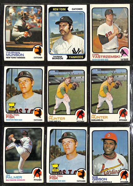 Lot of (250)+ Topps/Fleer Baseball Star Cards 1973-1983 w. (3) 1973 Goose Gossage RC 