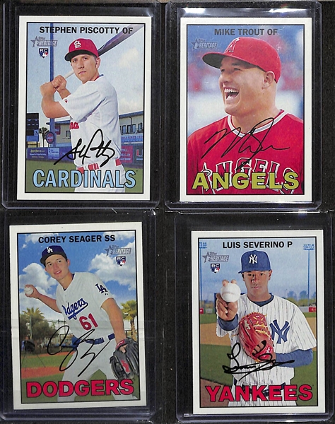 2016 Topps Heritage Complete Set of 500 cards w. Kyle Schwarber RC (#161)