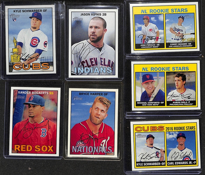 2016 Topps Heritage Complete Set of 500 cards w. Kyle Schwarber RC (#161)