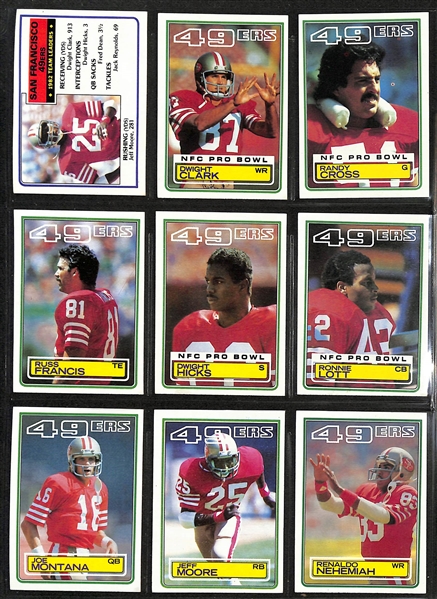 1983 & 1987 Topps Football Complete Sets w. 1983 Marcus Allen Rookie and 1987 Jim Kelly/Doug Flutie/Randall Cunningham Rookie Cards