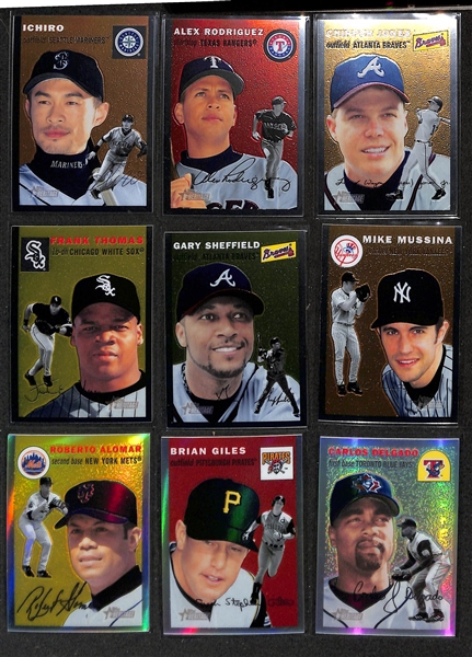 2003 Topps Heritage Complete Set of 430 Base Cards, (20) Variations, Plus Inserts w. Alex Rodrigue, Albert Pujols, Derek Jeter