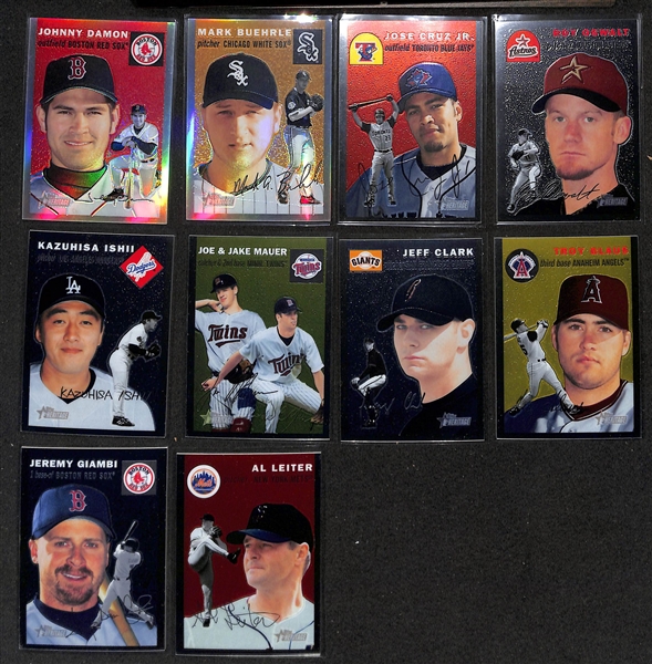 2003 Topps Heritage Complete Set of 430 Base Cards, (20) Variations, Plus Inserts w. Alex Rodrigue, Albert Pujols, Derek Jeter