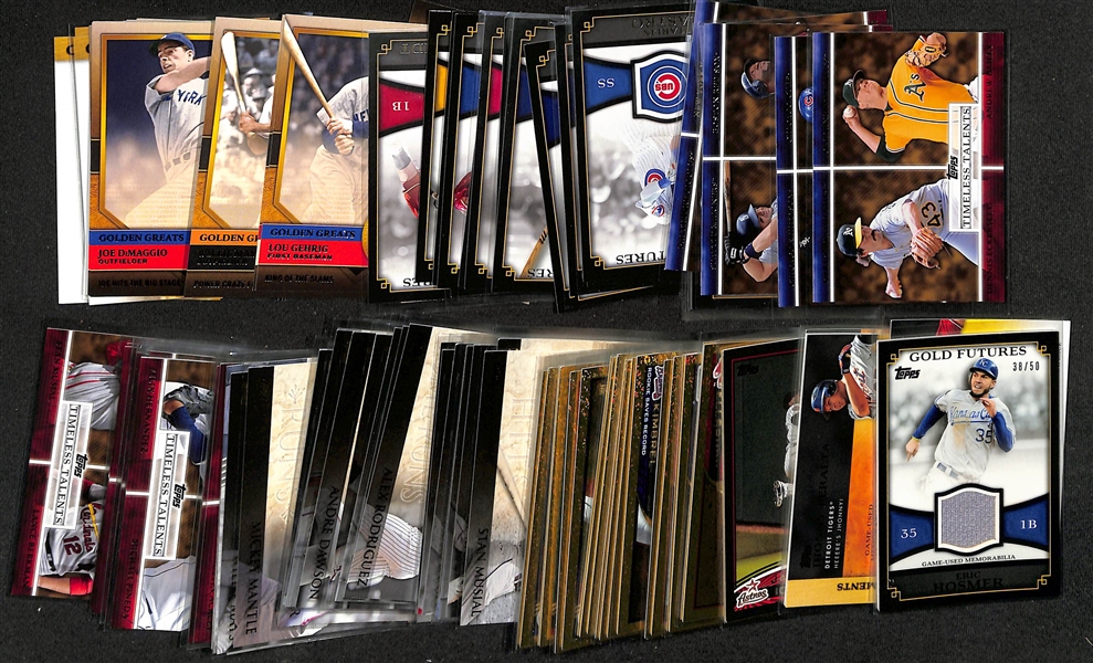 2016 Topps Baseball Series 1 & 2 Complete Set & 2012 Topps Baseball Series 1 Complete Set - Both with Additional Insert, Auto & Relic Cards