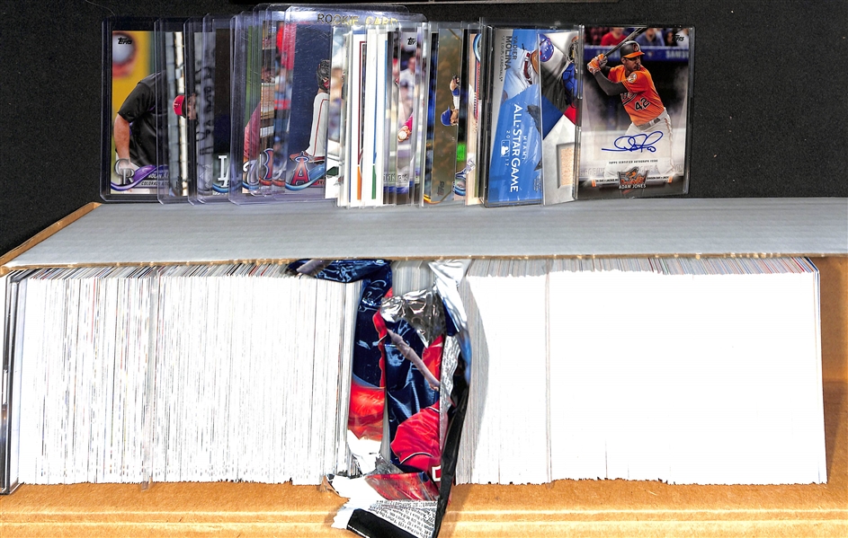 2018 Topps Baseball Series 1 & 2 Complete Set - w. Ohtani Rookie Card & Various Insert/Autograph Cards