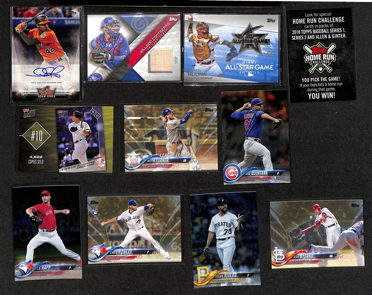 2018 Topps Baseball Series 1 & 2 Complete Set - w. Ohtani Rookie Card & Various Insert/Autograph Cards