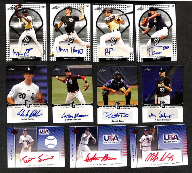 Large Collection (5-Row Box) of Modern Baseball Cards w. 80+ Autographs (Inc. Strawberry, M. Gore), Inserts, Rookies  (Ichiro, Judge, Utley), Relics, +