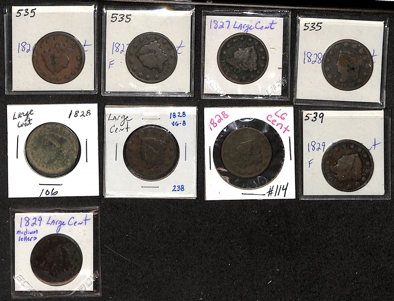 Lot of (19) 1817-1829 Matron Head Large Cents & (1) 1810 Classic Head Large Cent