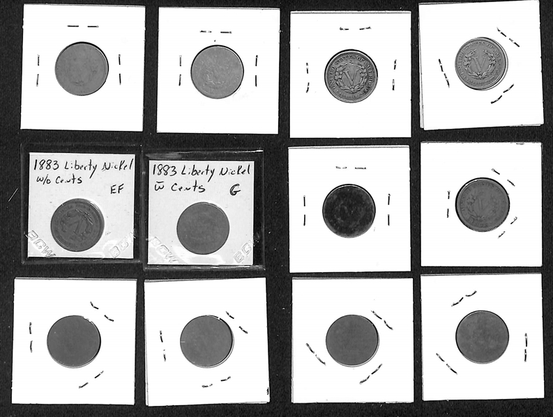 Lot of (23) 1888-1911 Liberty Head Nickels (V-Nickels)