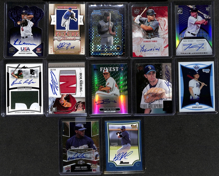 Lot of (33) Autographed Baseball Cards w. Tom Seaver & Bartolo Colon