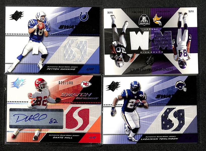 2004 SPx Football 190-Card Set Plus Inserts w. Tom Brady, Sean Taylor (RC)