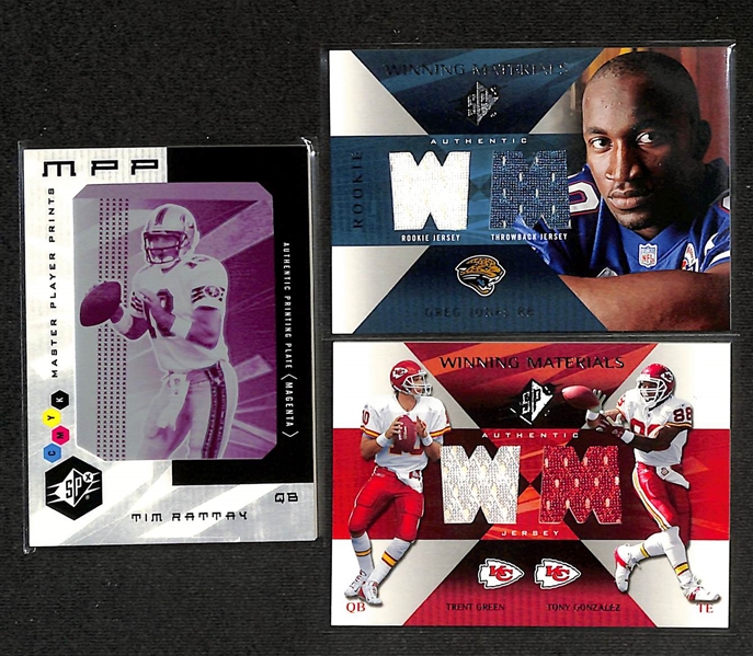 2004 SPx Football 190-Card Set Plus Inserts w. Tom Brady, Sean Taylor (RC)