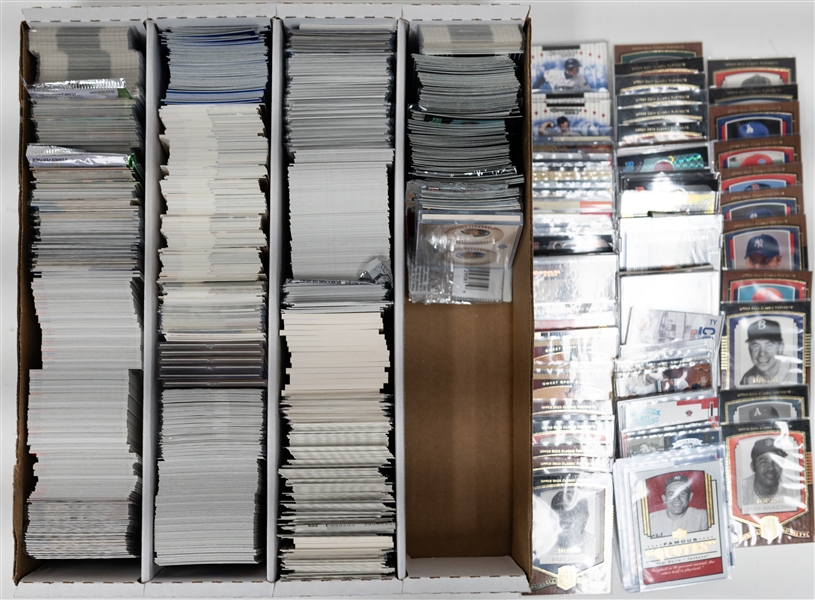 Over 1600 Baseball Cards (Mostly 2002-2005) w. 100+ #ed Cards, Inserts, HOFers, Sets, & Partial Sets (Inc. Babe Ruth, Nolan Ryan, Mickey Mantle, +)