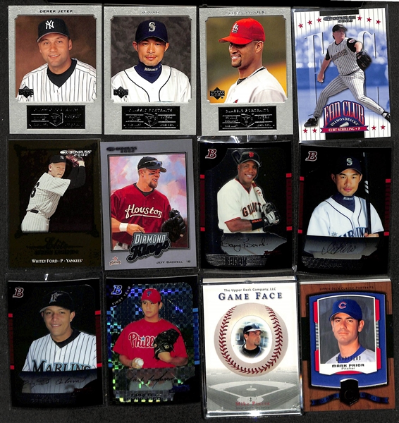 Over 1600 Baseball Cards (Mostly 2002-2005) w. 100+ #ed Cards, Inserts, HOFers, Sets, & Partial Sets (Inc. Babe Ruth, Nolan Ryan, Mickey Mantle, +)
