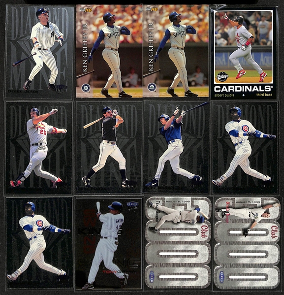 1800+ Baseball Cards (Mostly 1998-2004) w. 2004 Topps Heritage Complete Set (w. Many Variations), Inserts, HOFers, Partial Sets (Inc. Ken Griffey Jr., Ichiro, Jeter, Pujols, Nolan Ryan,  McGwire, +)