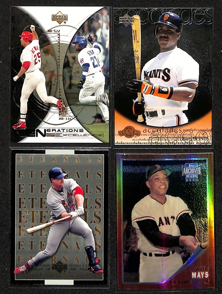 1800+ Baseball Cards (Mostly 1998-2004) w. 2004 Topps Heritage Complete Set (w. Many Variations), Inserts, HOFers, Partial Sets (Inc. Ken Griffey Jr., Ichiro, Jeter, Pujols, Nolan Ryan,  McGwire, +)