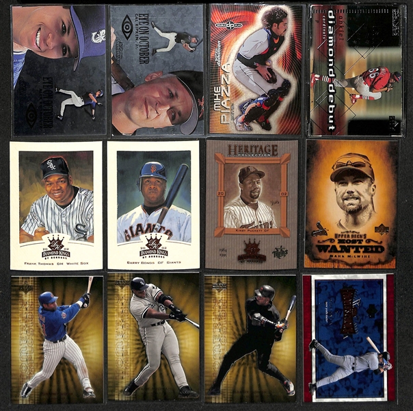 1800+ Baseball Cards (Mostly 2000-2013) w. 2001 Upper Deck Albert Pujols & Ichiro Rookies, and Many Inserts, HOFers, Partial Sets (Inc. Ken Griffey Jr., Jeter, Babe Ruth, Mantle, +) - Plus 2013 Allen