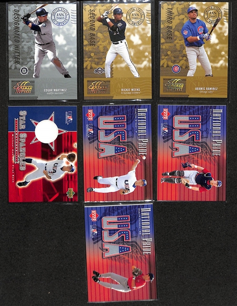 1800+ Baseball Cards (Mostly 2000-2013) w. 2001 Upper Deck Albert Pujols & Ichiro Rookies, and Many Inserts, HOFers, Partial Sets (Inc. Ken Griffey Jr., Jeter, Babe Ruth, Mantle, +) - Plus 2013 Allen