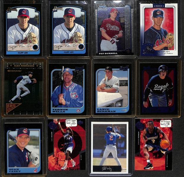1200+ Sports Cards From 1950s-2000s w. 13 Autographs (Inc, Maury Wills), Rookies (Verlander, Molina), Relics (Thome), Inserts, Vintage Cards, +