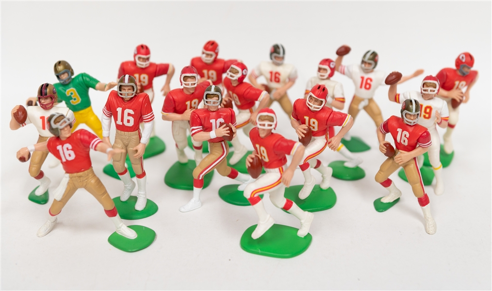 Huge Assorted Grouping of (100+) 1990s Starting Lineup Football Figures w. Joe Montana, Steve Young, Jerry Rice, More