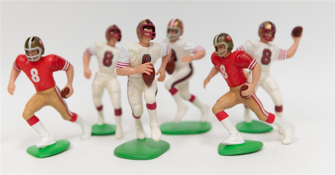 Huge Assorted Grouping of (100+) 1990s Starting Lineup Football Figures w. Joe Montana, Steve Young, Jerry Rice, More