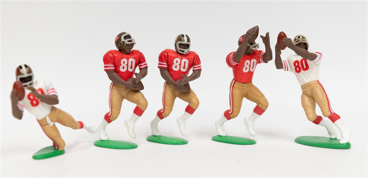 Huge Assorted Grouping of (100+) 1990s Starting Lineup Football Figures w. Joe Montana, Steve Young, Jerry Rice, More