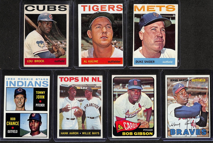 Lot of (22) 1964-67 Topps Baseball w. (2) 1964 Berra