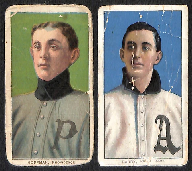 Lot of (9) T206 Tobacco Cards w. Nick Maddox