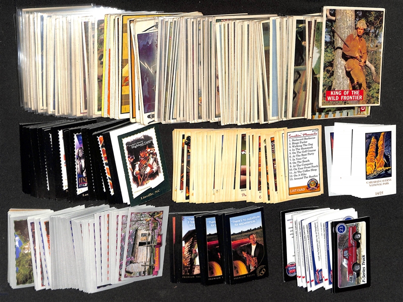 Lot of (100) 1953-1958 Topps & Bowman Non-Sports Cards w. (29) 1956 Topps Davy Crocket Cards