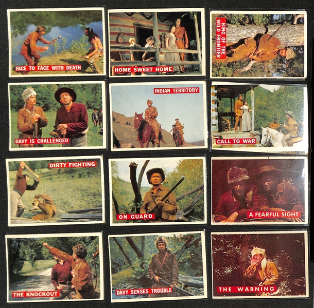 Lot of (100) 1953-1958 Topps & Bowman Non-Sports Cards w. (29) 1956 Topps Davy Crocket Cards