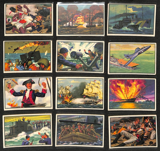 Lot of (100) 1953-1958 Topps & Bowman Non-Sports Cards w. (29) 1956 Topps Davy Crocket Cards