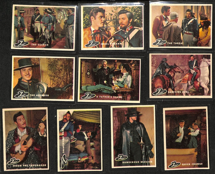 Lot of (100) 1953-1958 Topps & Bowman Non-Sports Cards w. (29) 1956 Topps Davy Crocket Cards
