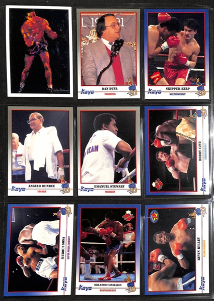 (2) 1991 KAYO Boxing Card Complete Sets w. Muhammed Ali