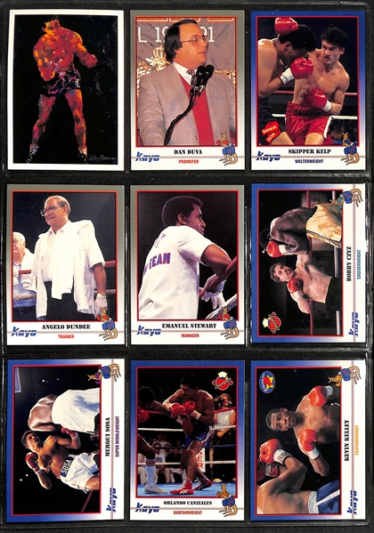 (2) 1991 KAYO Boxing Card Complete Sets w. Muhammed Ali