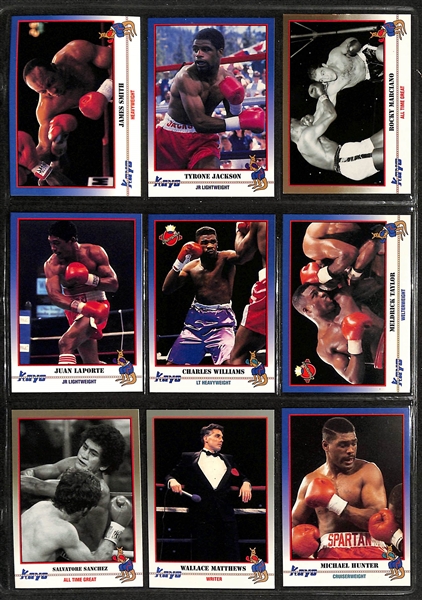 (2) 1991 KAYO Boxing Card Complete Sets w. Muhammed Ali