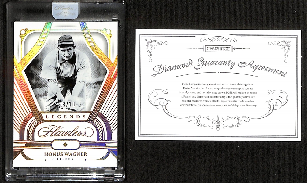 2024 Panini Flawless Honus Wagner Yellow Diamond #ed/10