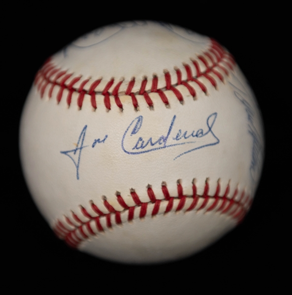 Lot of (6) Multi-Signature Baseballs w. Multiple Hall of Famers inc. Ryne Sandburg, Steve Carlton, +(JSA Auction Letter)
