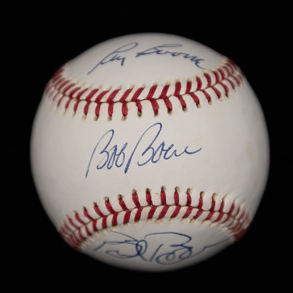 Lot of (6) Multi-Signature Baseballs w. Multiple Hall of Famers inc. Ryne Sandburg, Steve Carlton, +(JSA Auction Letter)