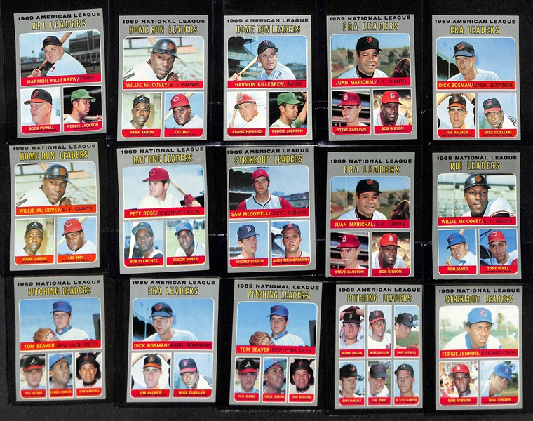 Lot of Approx (500) 1970 Topps Baseball Cards & (35) 1969 Topps Baseball Cards w. 1970 Carl Yastrzemski