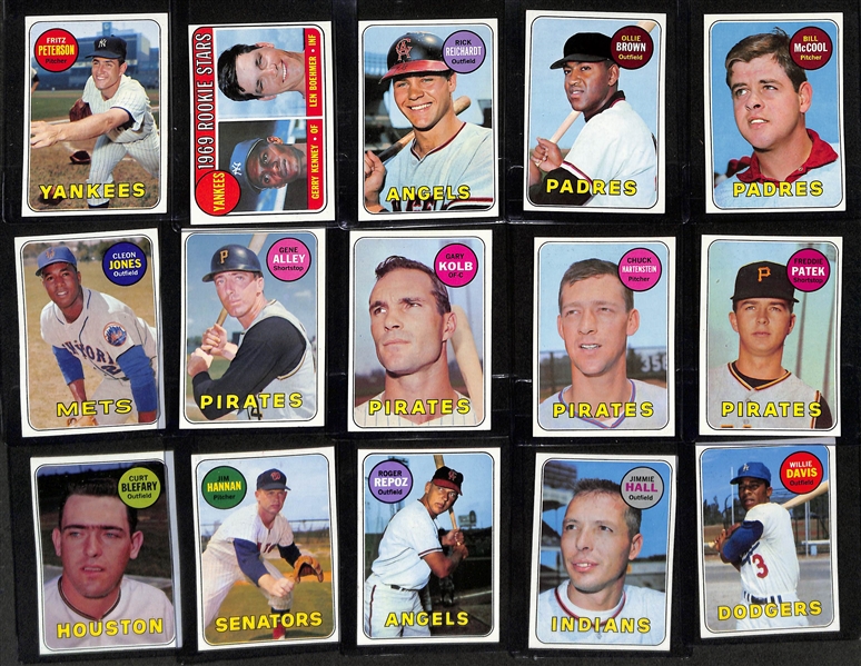 Lot of Approx (500) 1970 Topps Baseball Cards & (35) 1969 Topps Baseball Cards w. 1970 Carl Yastrzemski